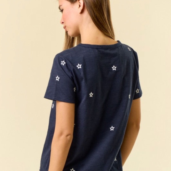 Embroidered Star Tee - Picture 4 of 4